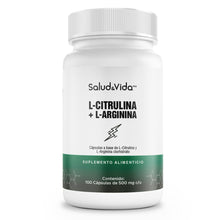 L-Citrulina con L-Arginina 950mg por porción (2 cápsulas)