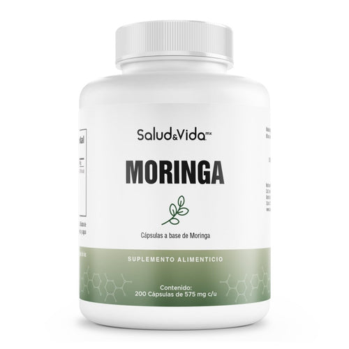 Moringa Oleifera 1500mg por Porción (3 Cápsulas)