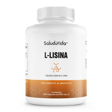 L-Lisina 1074 mg por Porción (2 Cápsulas)