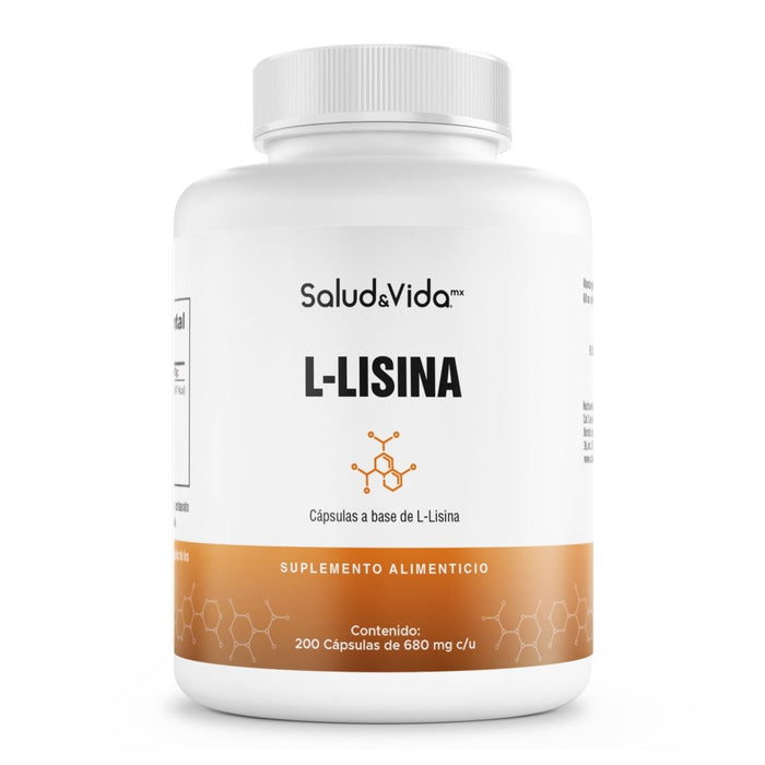 L-Lisina 1074 mg por Porción (2 Cápsulas)
