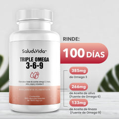 Triple Omega 3-6-9 1400mg - SaludVida México